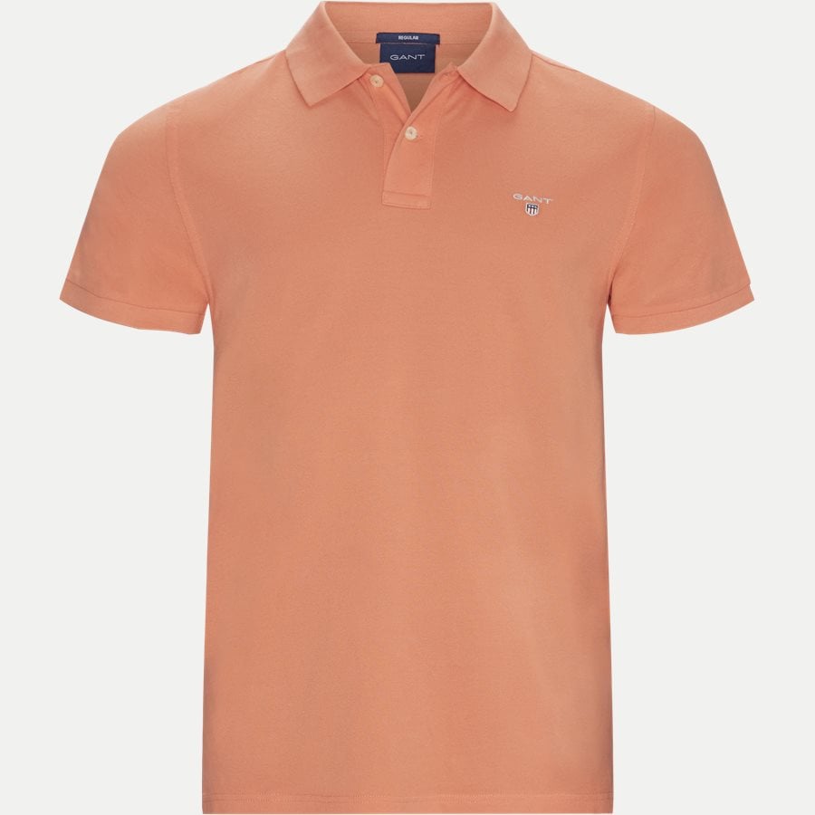 2201 S19 - The original Pique SS Rugger Polo T-shirt - T-shirts - Regular - CORAL - 1