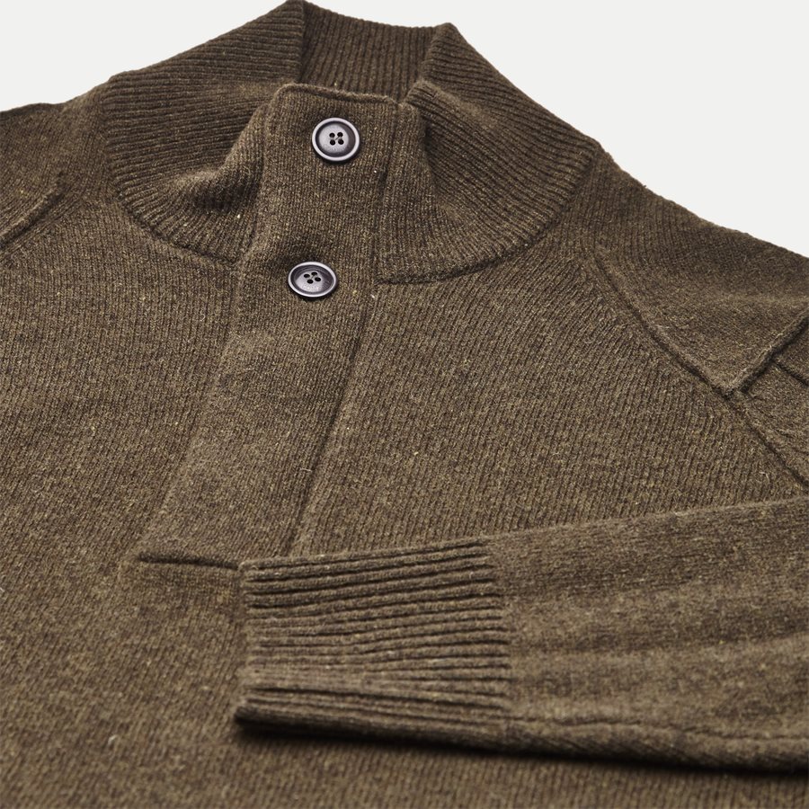 KN060A 005107A - Turtle Neck Knitwear - Strik - Regular - ARMY - 3