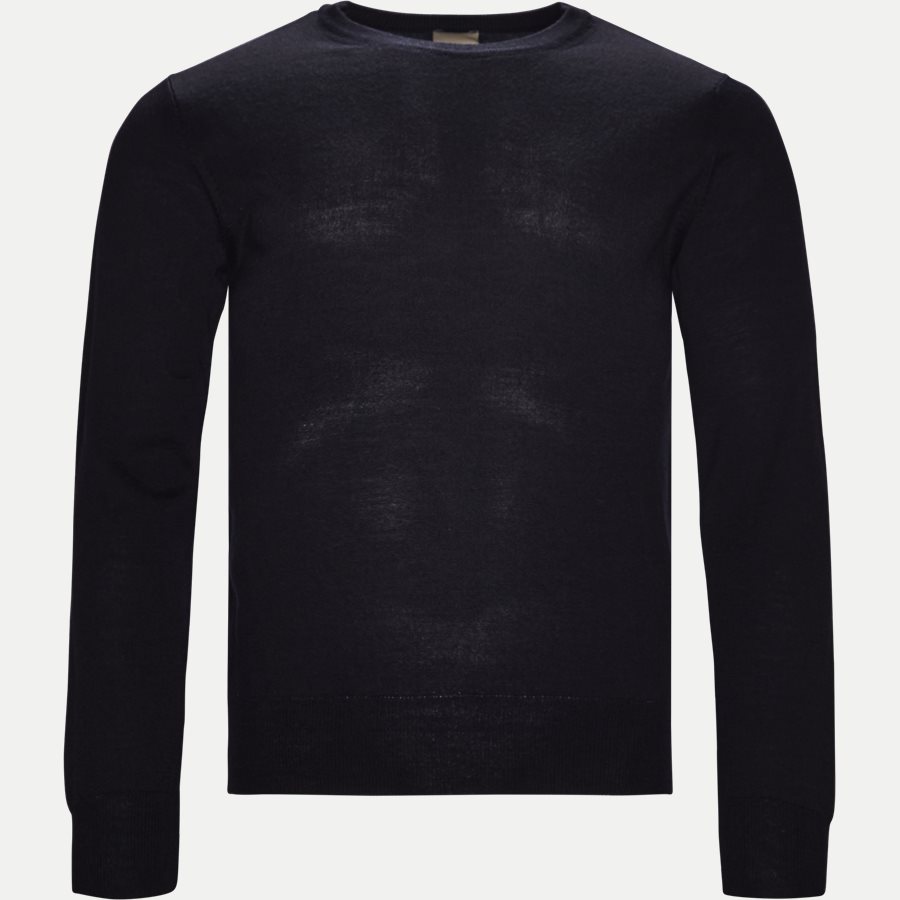 414 O-NECK FW18 - O-neck Strik - Strik - Regular - NAVY - 1