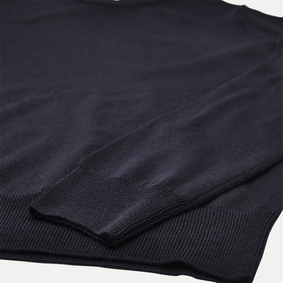 414 O-NECK FW18 - O-neck Strik - Strik - Regular - NAVY - 4