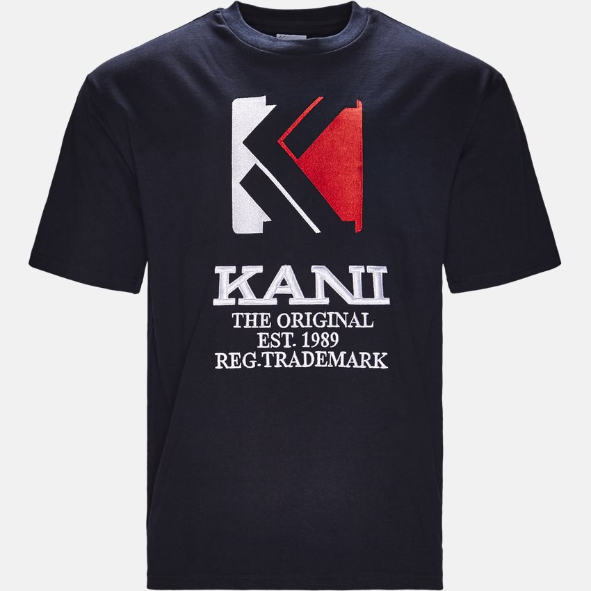 Karl Kani T-shirts KK OG NAVY/RØD/HVID