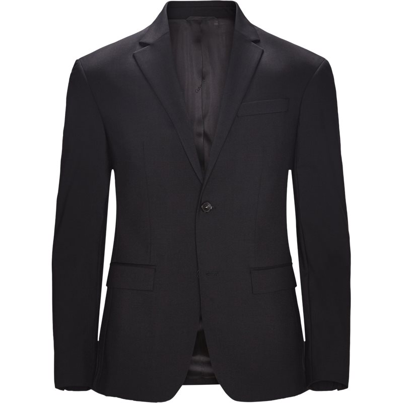 Calvin Klein K10K103083 STRETCH WOOL Blazer Black Billede af Calvin Klein K10K103083 STRETCH WOOL Blazer Black
