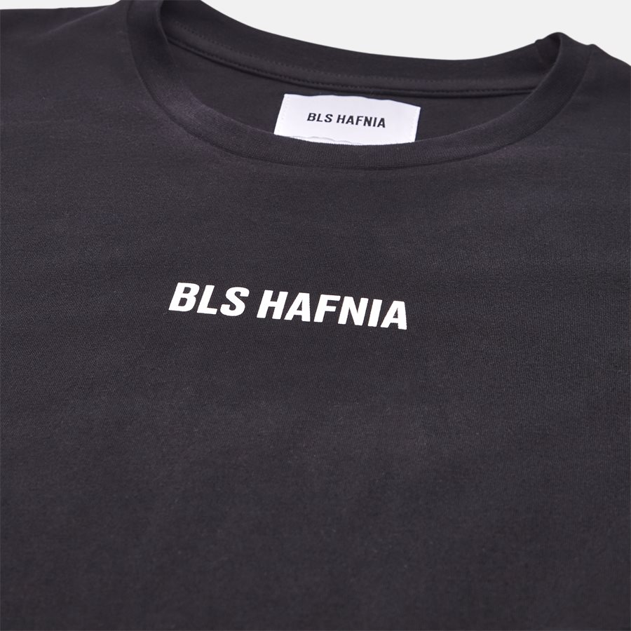 HAFNIA CENTER LOGO - T-shirt - T-shirts - Regular fit - BLACK - 3