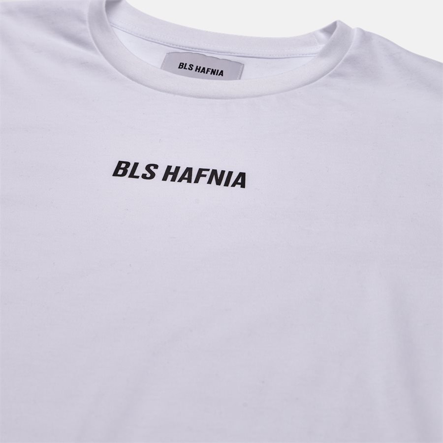 HAFNIA CENTER LOGO - T-shirt - T-shirts - Regular fit - WHITE - 3