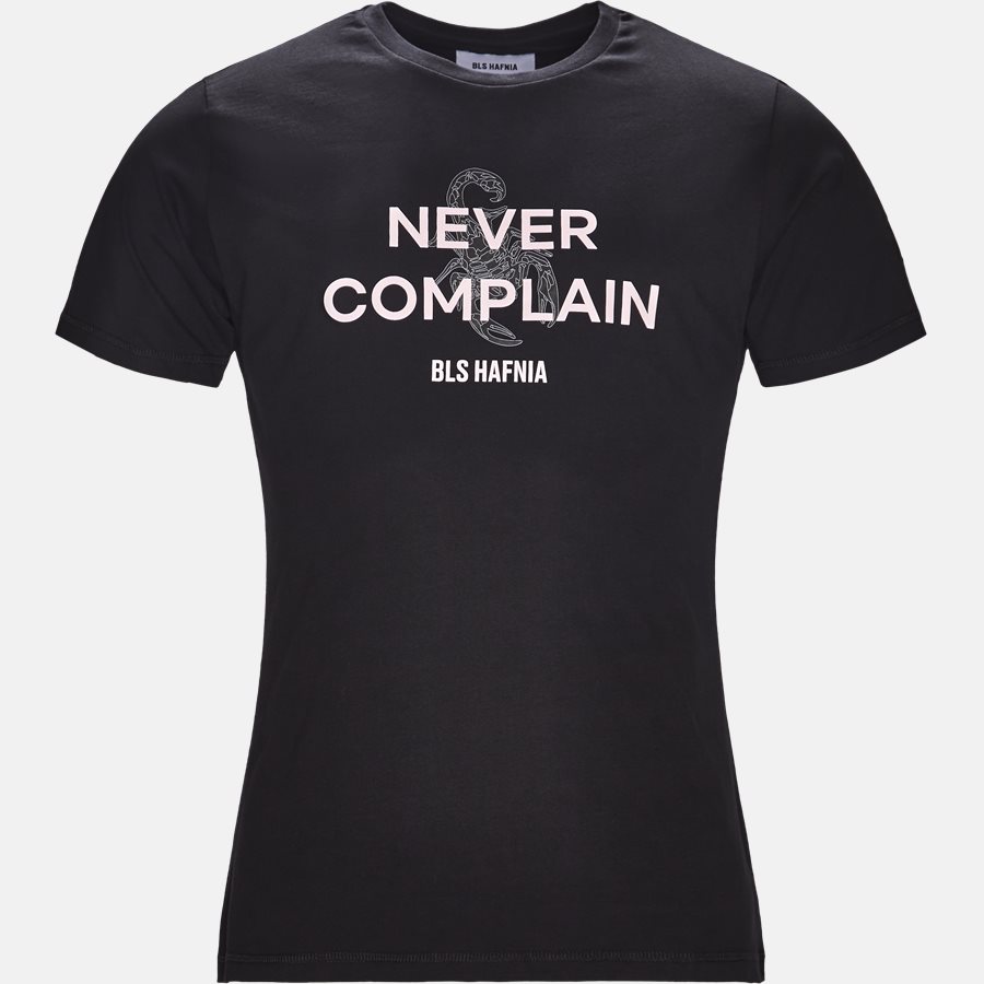 NEVER COMPLAIN T-SHIRT - T-shirt - T-shirts - Regular fit - BLACK - 1