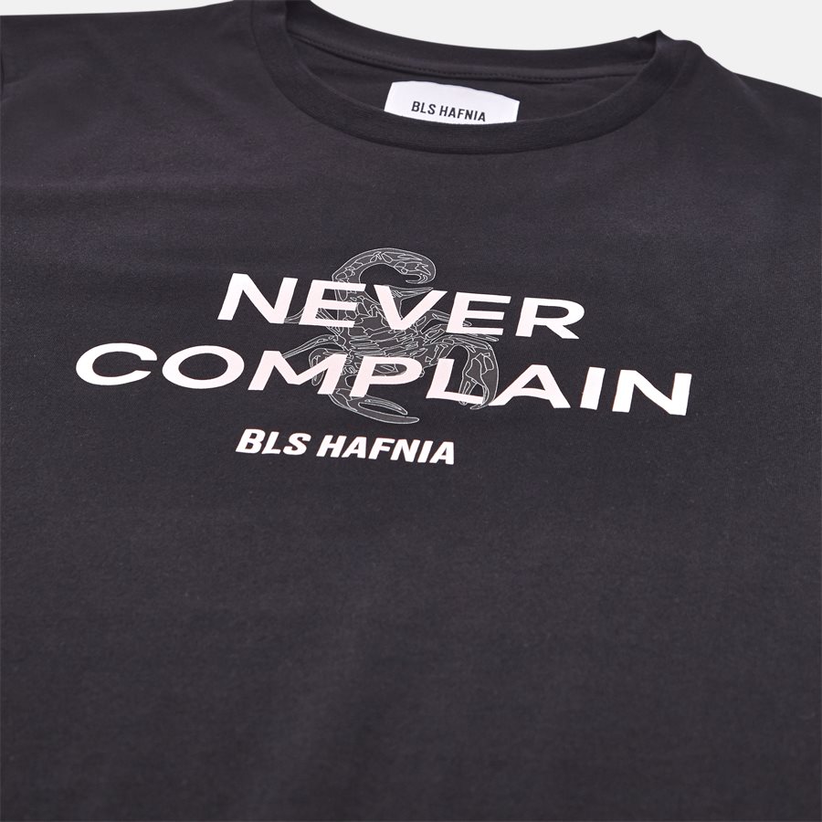 NEVER COMPLAIN T-SHIRT - T-shirt - T-shirts - Regular fit - BLACK - 3