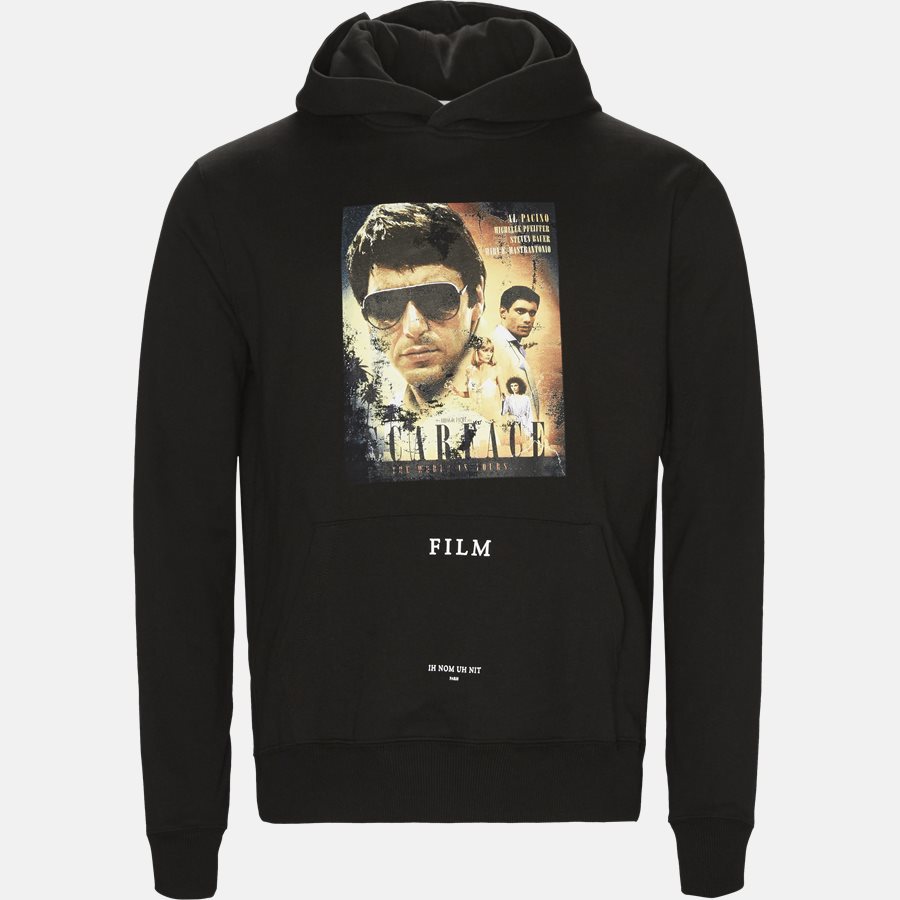 NUW18248 - sweat - Sweatshirts - Oversized - BLACK - 1