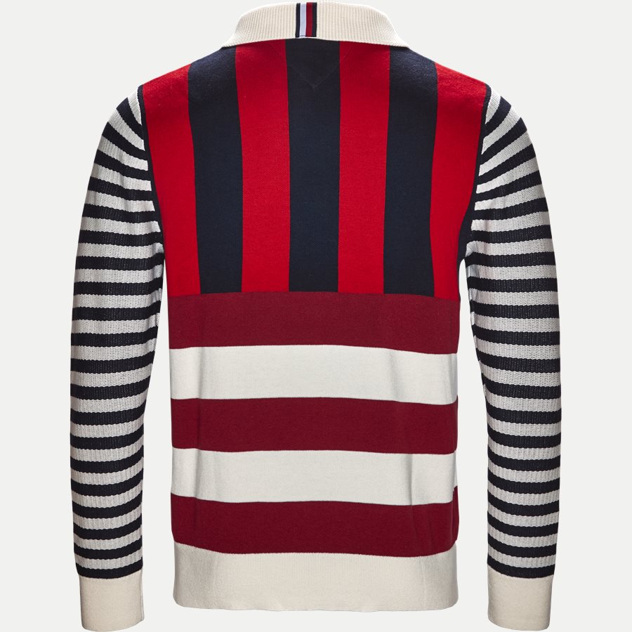 STRIPE KNITTED RELAX - Stripe Knitted Relax Strik - Strik - Regular - NAVY - 2