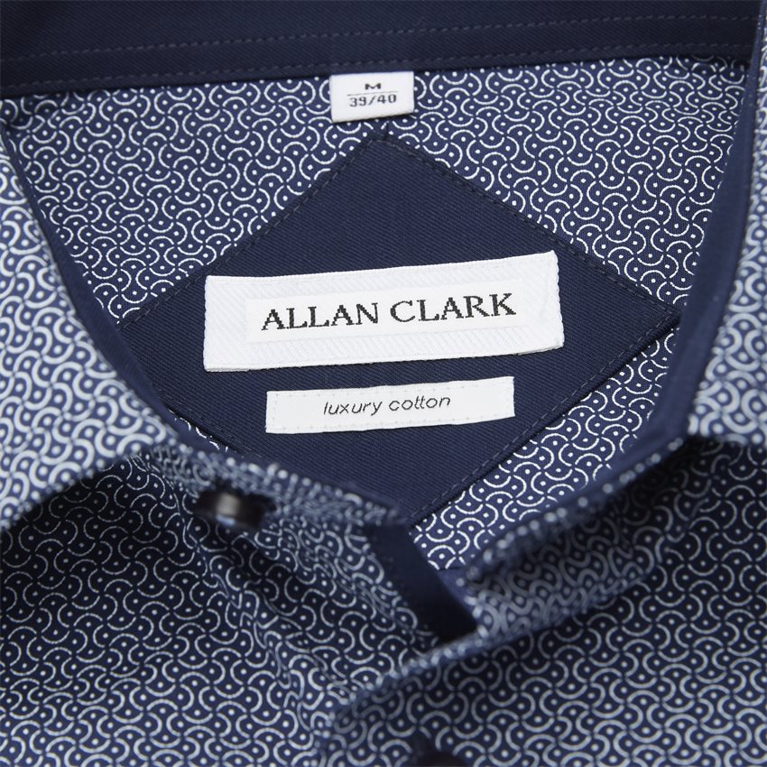 Allan Clark Shirts GLASGOW NAVY-WHITE