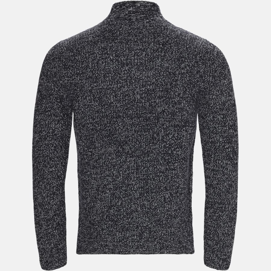 2733 TWISTED MOULINE - strik - Strik - Regular fit - NAVY-WHITE - 2