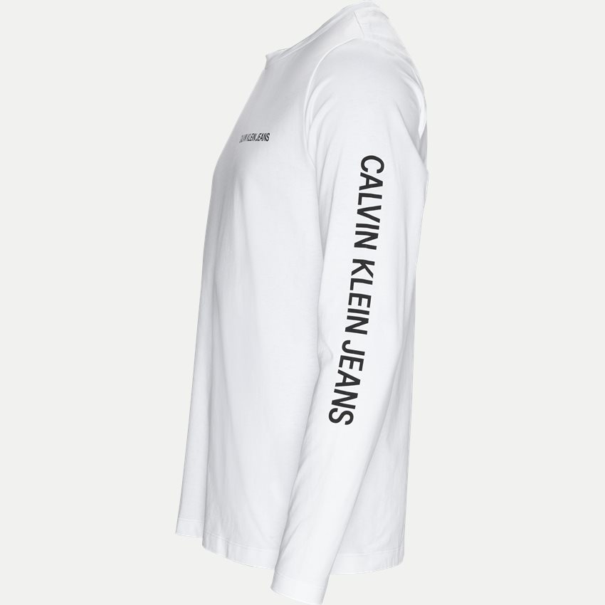 Calvin Klein Jeans T-shirts J30J309597 INSTITUTIONAL  WHITE