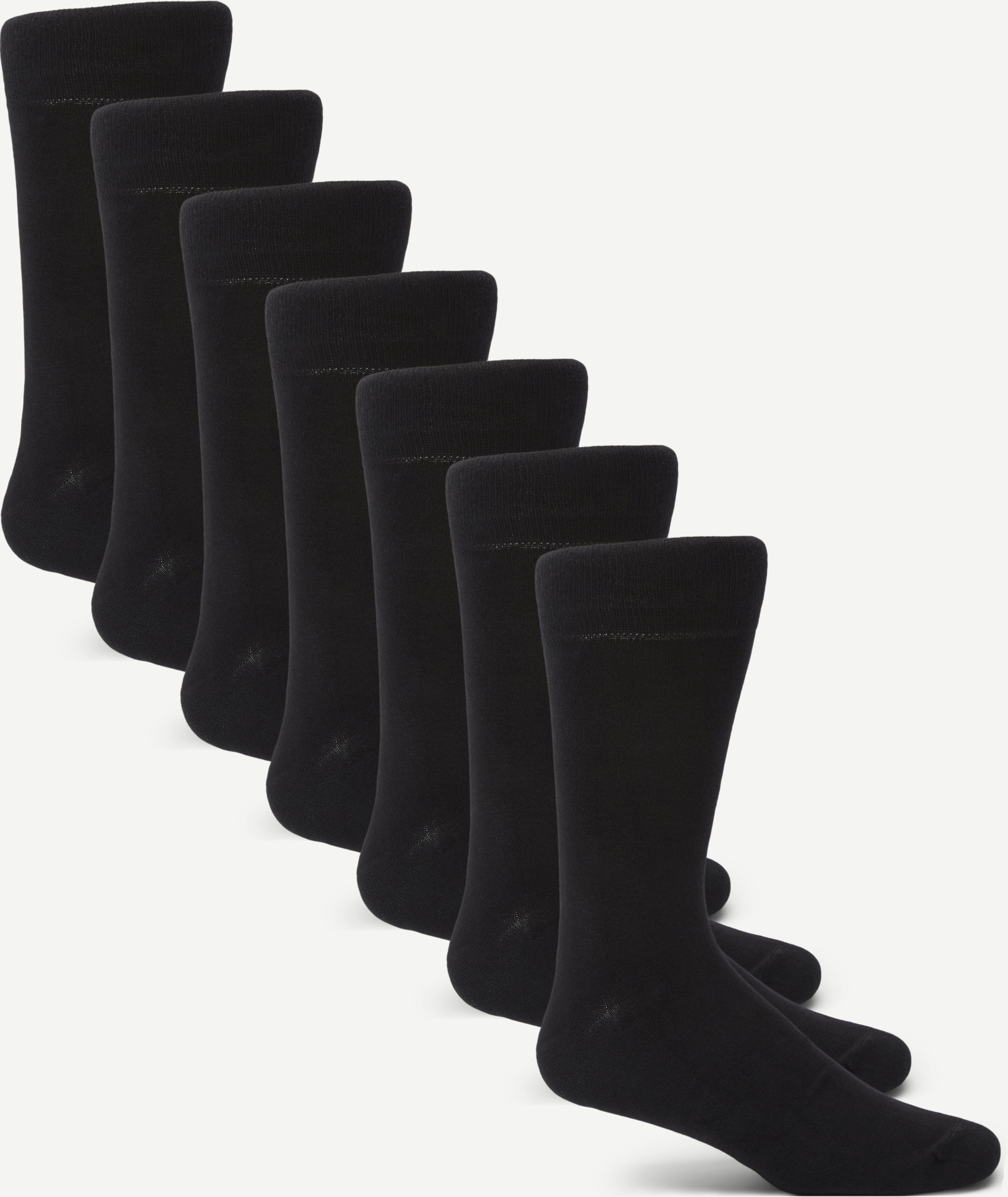 Bamboo Socks 7-Pack - Socks - Regular fit - Black