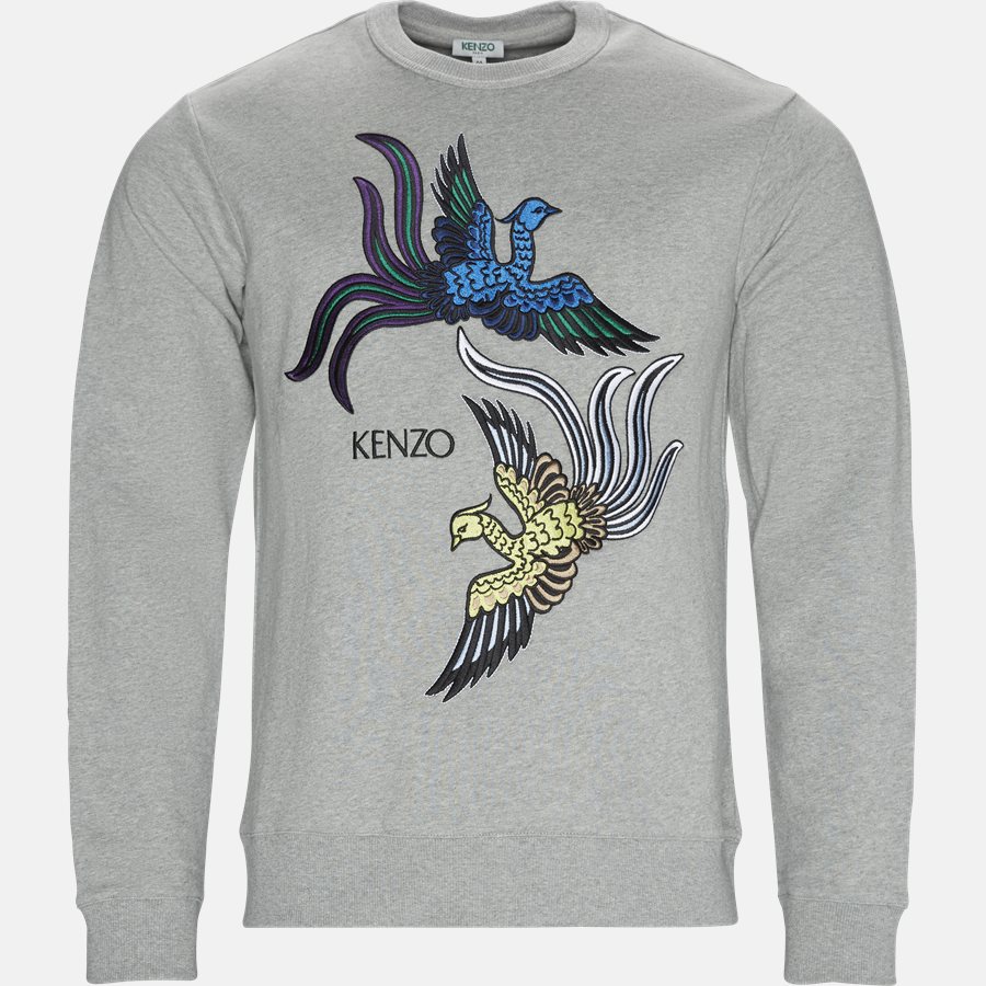 F955SW0004MD - Sweatshirts - Regular slim fit - GRÅ - 1
