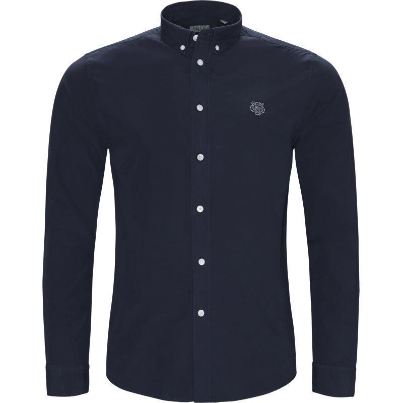 Kenzo Casual fit F955CH400LA Skjorter Navy Billede af Kenzo Casual fit F955CH400LA Skjorter Navy