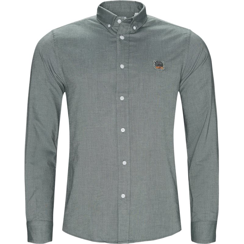 Kenzo Casual fit F955CH4001LD Skjorter Grøn Billede af Kenzo Casual fit F955CH4001LD Skjorter Grøn