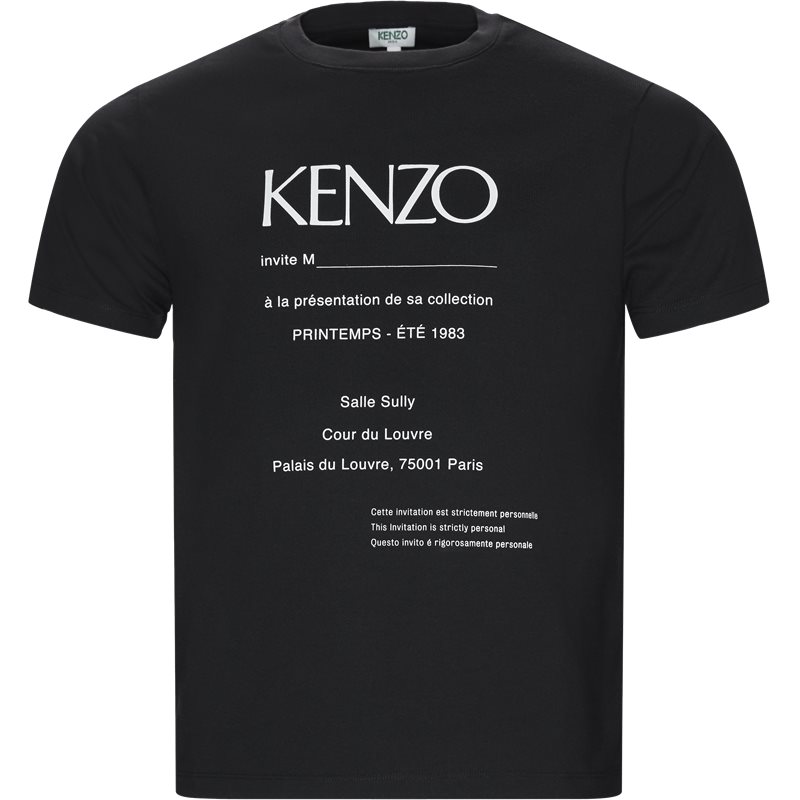 Kenzo Regular fit F955TSO184CB T-shirts Sort Billede af Kenzo Regular fit F955TSO184CB T-shirts Sort
