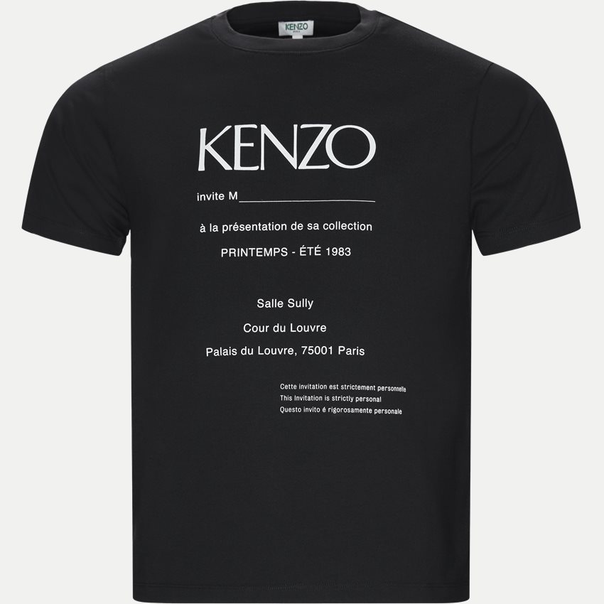 Kenzo T-shirts F955TSO184CB SORT