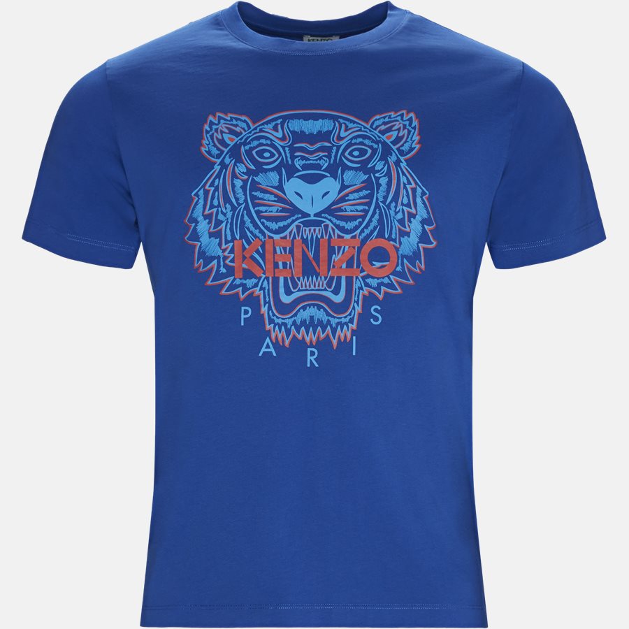 F955TSO354YE - T-shirt - T-shirts - Slim - BLÅ - 1
