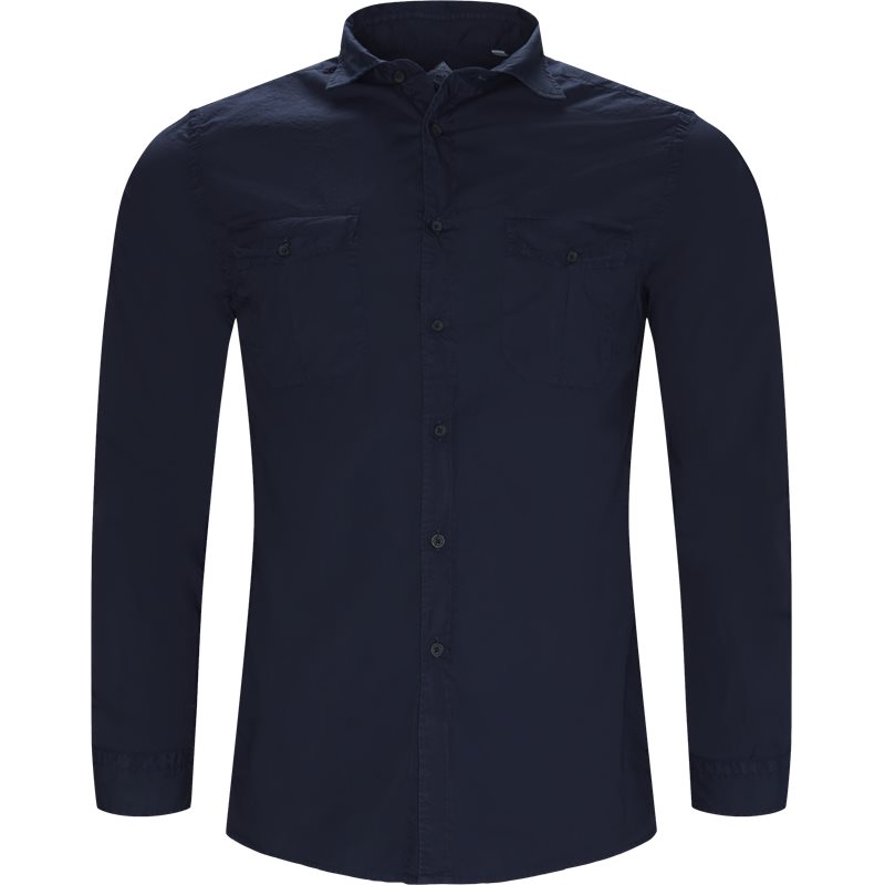 Xacus Regular fit 41165-L-424ML Skjorter Navy Billede af Xacus Regular fit 41165-L-424ML Skjorter Navy