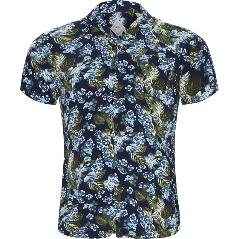 Xacus Regular fit 41520 440MM Skjorter Navy/grøn Billede af Xacus Regular fit 41520 440MM Skjorter Navy/grøn