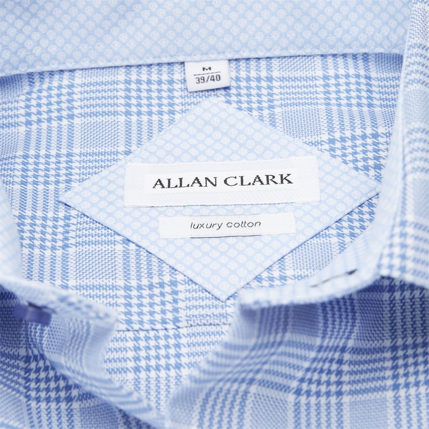 Allan Clark Skjortor DERBY BLUE