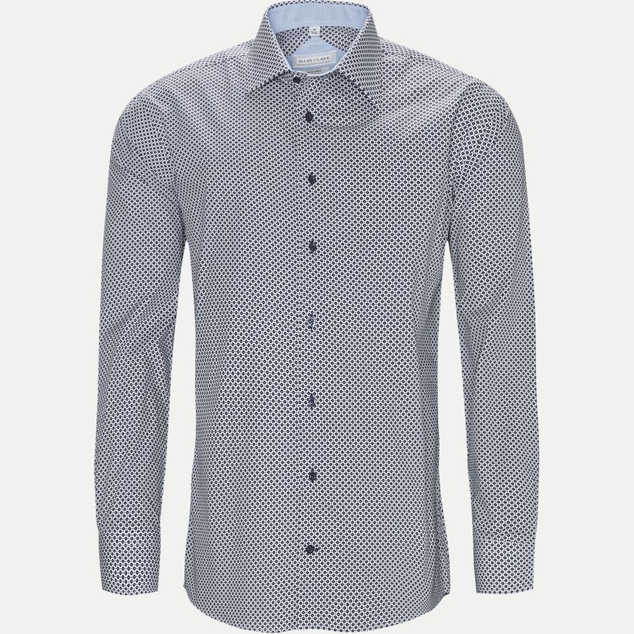 BRISTOL. - Bristol Skjorte - Skjorter - Modern fit - WHITE/NAVY - 1