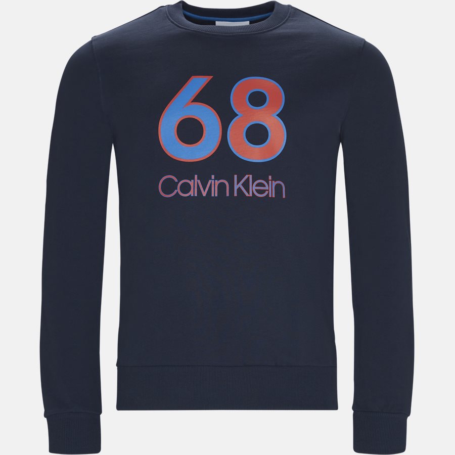 K10K102981 - Sweatshirts - Regular fit - NAVY/RØD - 1