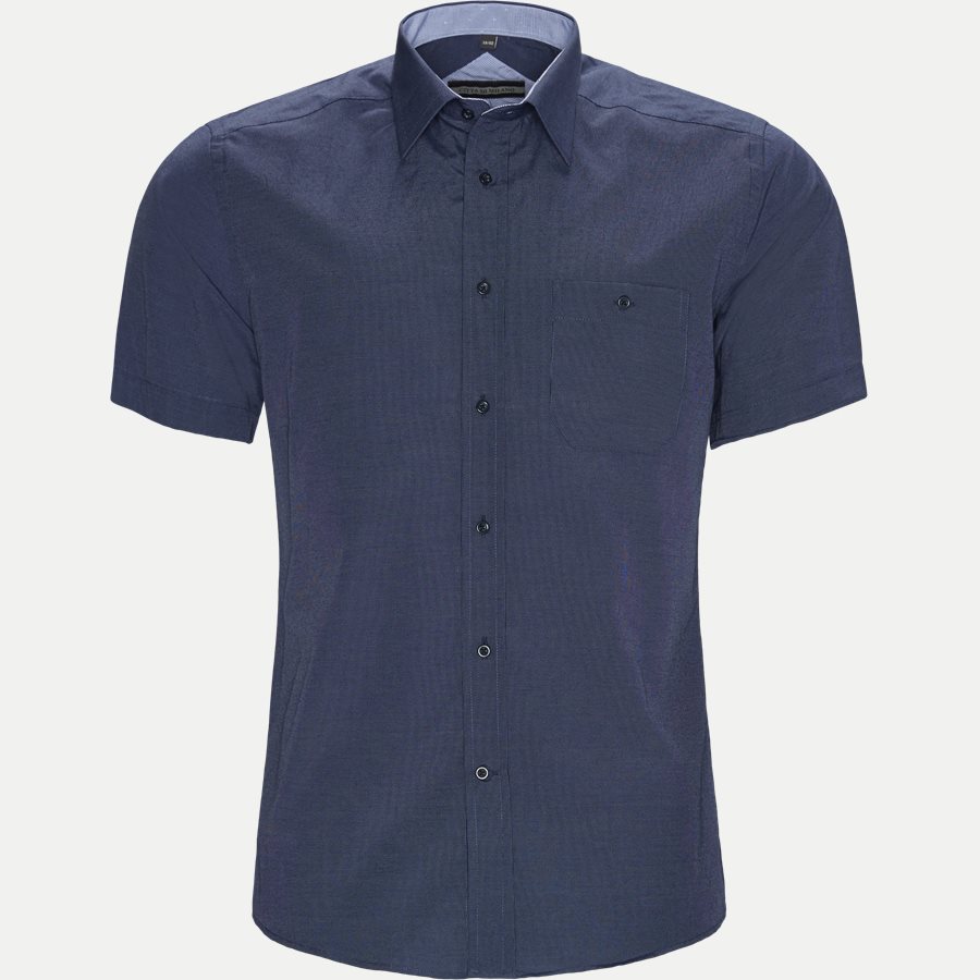 JAVIER - Javier Kortærmet Skjorte - Skjorter - Regular - NAVY - 1