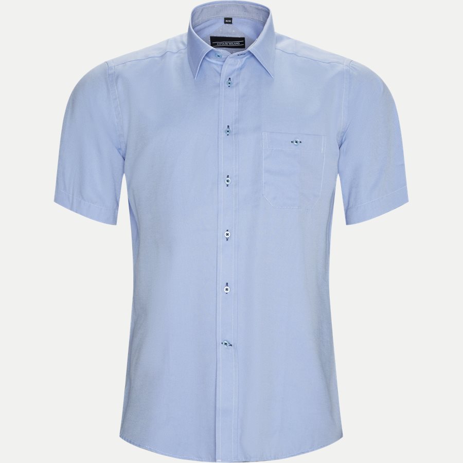 FERNANDO - Fernando Kortærmet Skjorte - Skjorter - Regular - L.BLUE - 1