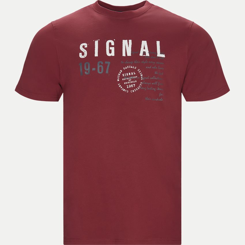 Signal T-shirts WAINE LOGO BORDEAUX