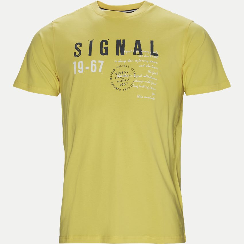 Signal T-shirts WAINE LOGO GUL