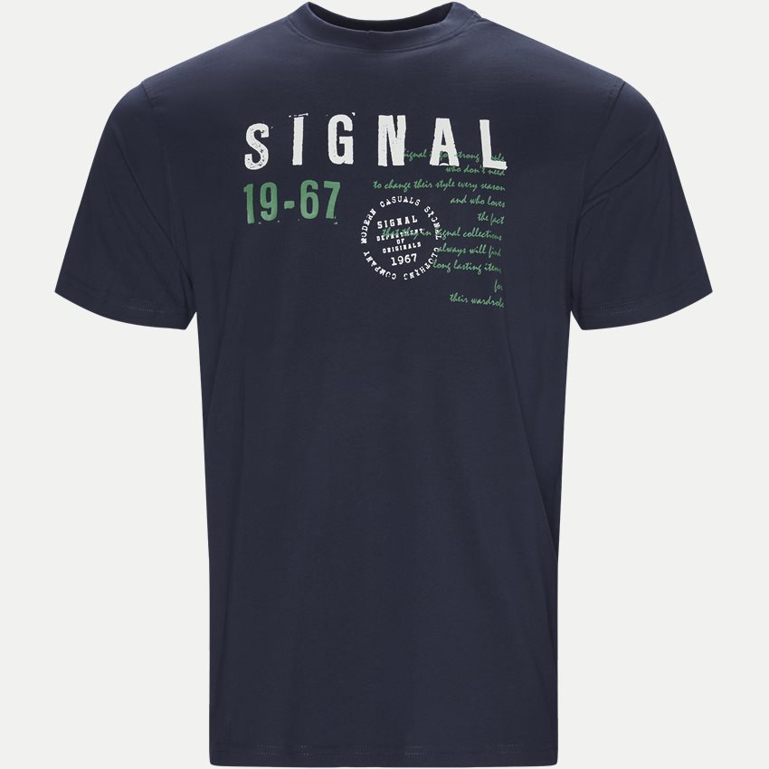 Signal T-shirts WAINE LOGO NAVY