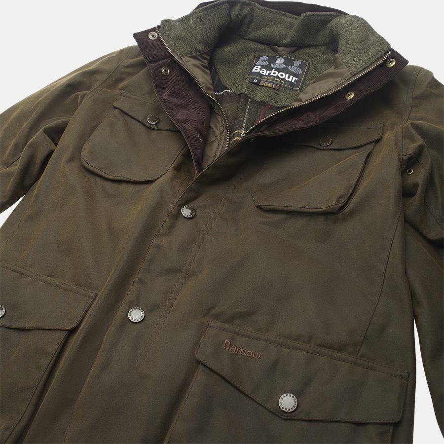 OGSTON. - Ogston Waxed Jacket - Jakker - Regular - OLIVEN - 4