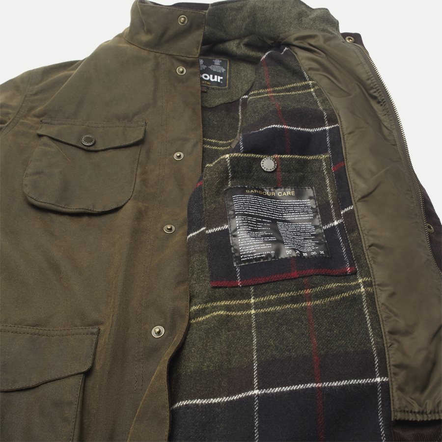 OGSTON. - Ogston Waxed Jacket - Jakker - Regular - OLIVEN - 10