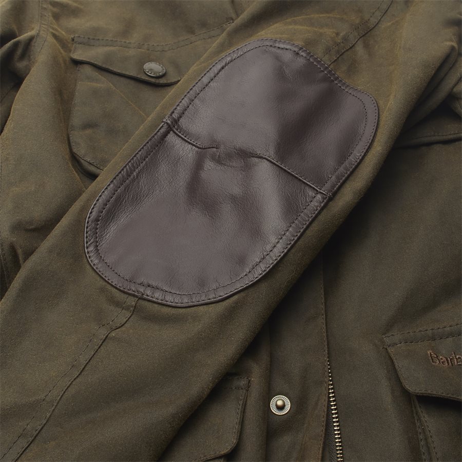 OGSTON. - Ogston Waxed Jacket - Jakker - Regular - OLIVEN - 12