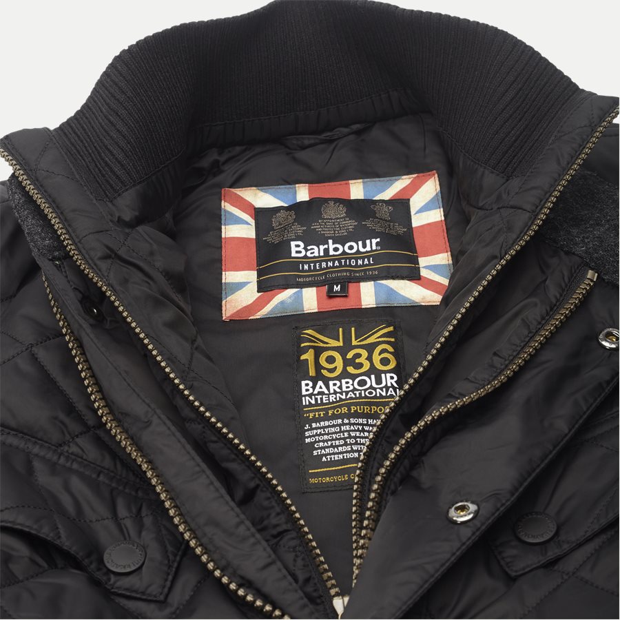 WINDSHIELD - Windshield Quiltet Jacket - Jakker - Slim - SORT - 5