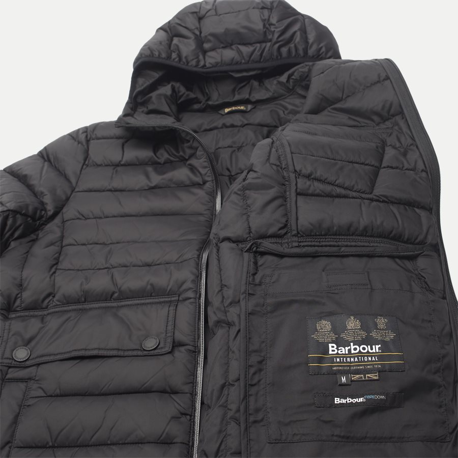 OUSTON - Ouston Fibredown Jacket - Jakker - Slim - SORT - 11