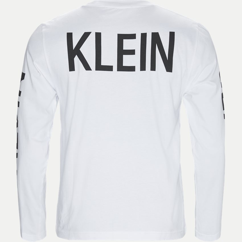 Calvin Klein Jeans T-shirts J30J310404 INSTITUTIONAL BACK PRINT WHITE