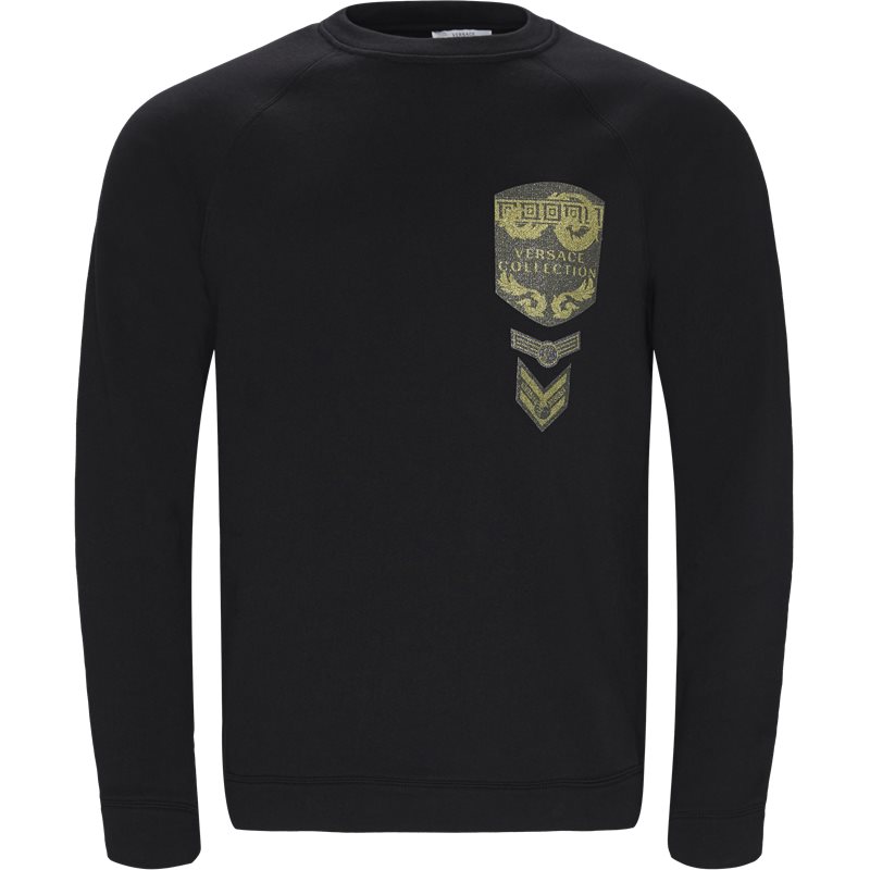 VERSACE Regular fit V800687N VJ00358 Sweatshirts Sort/guld Billede af VERSACE Regular fit V800687N VJ00358 Sweatshirts Sort/guld