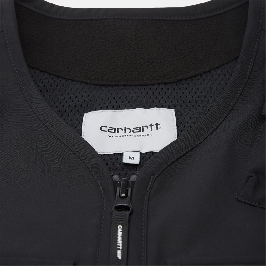 Carhartt WIP Vests ELMWOOD VEST I026023 BLACK