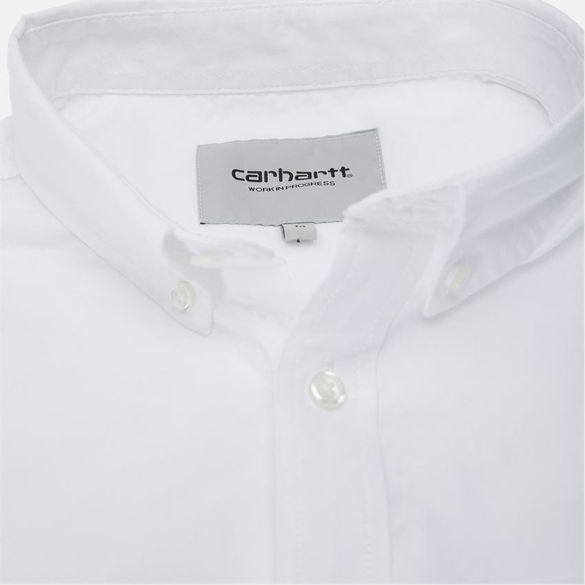 Carhartt WIP Skjorter L/S POCKET SHIRT I022069 WHITE
