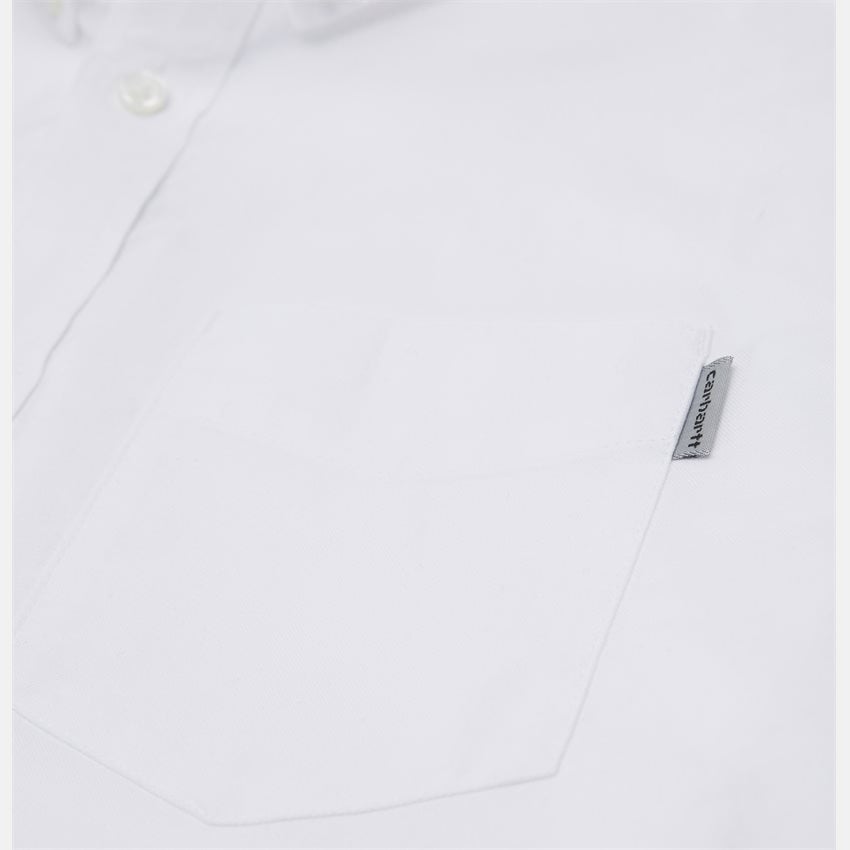 Carhartt WIP Skjorter L/S POCKET SHIRT I022069 WHITE