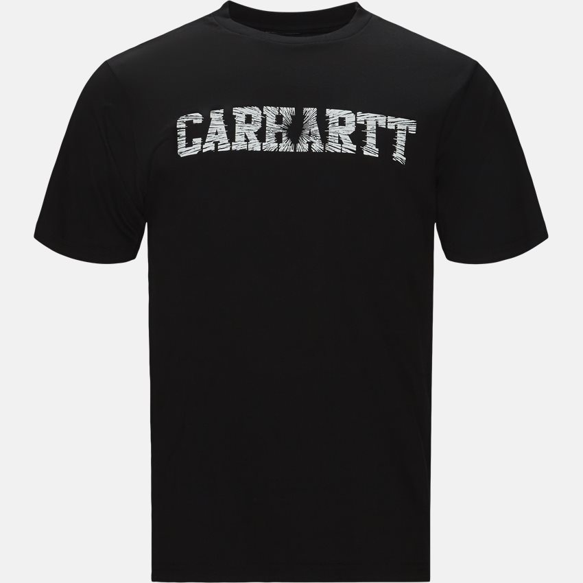 Carhartt WIP T-shirts S/S SPEEDLINES I026439 BLK/WHI
