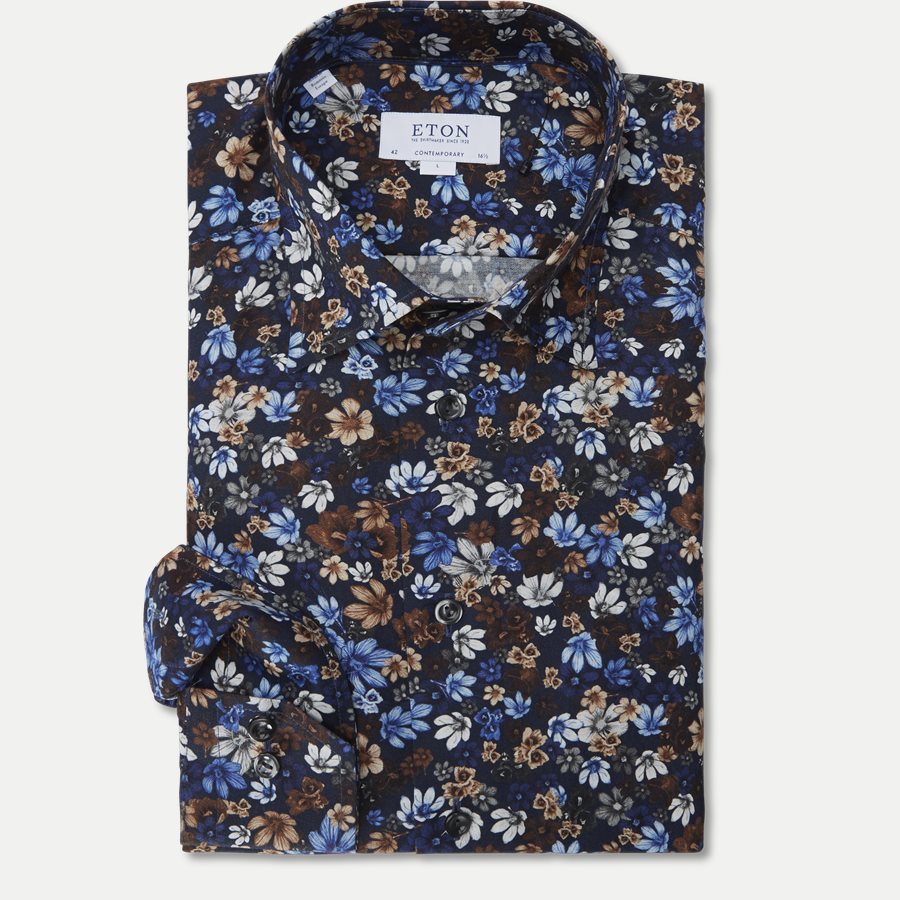 3059 61511/61311 - 3059 Signature Twill Skjorte - Skjorter - NAVY - 1