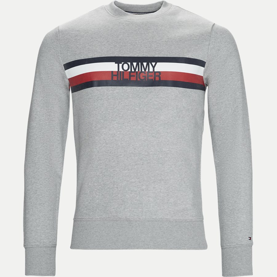 TOMMY LOGO SWEAT - Logo Sweatshirt - Sweatshirts - Regular - GRÅ - 1