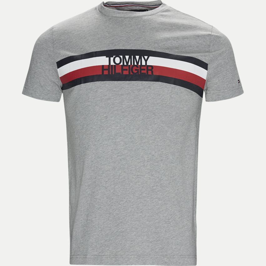 Tommy Hilfiger T-shirts TOMMY LOGO TEE GRÅ