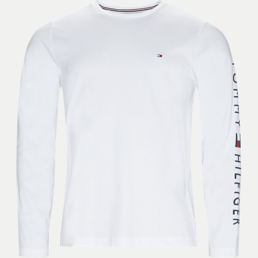 TOMMY LOGO LS TEE - Logo Long Sleeve Tee - T-shirts - Regular - HVID - 1