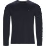 TOMMY LOGO LS TEE - Logo Long Sleeve Tee - T-shirts - Regular - Blå