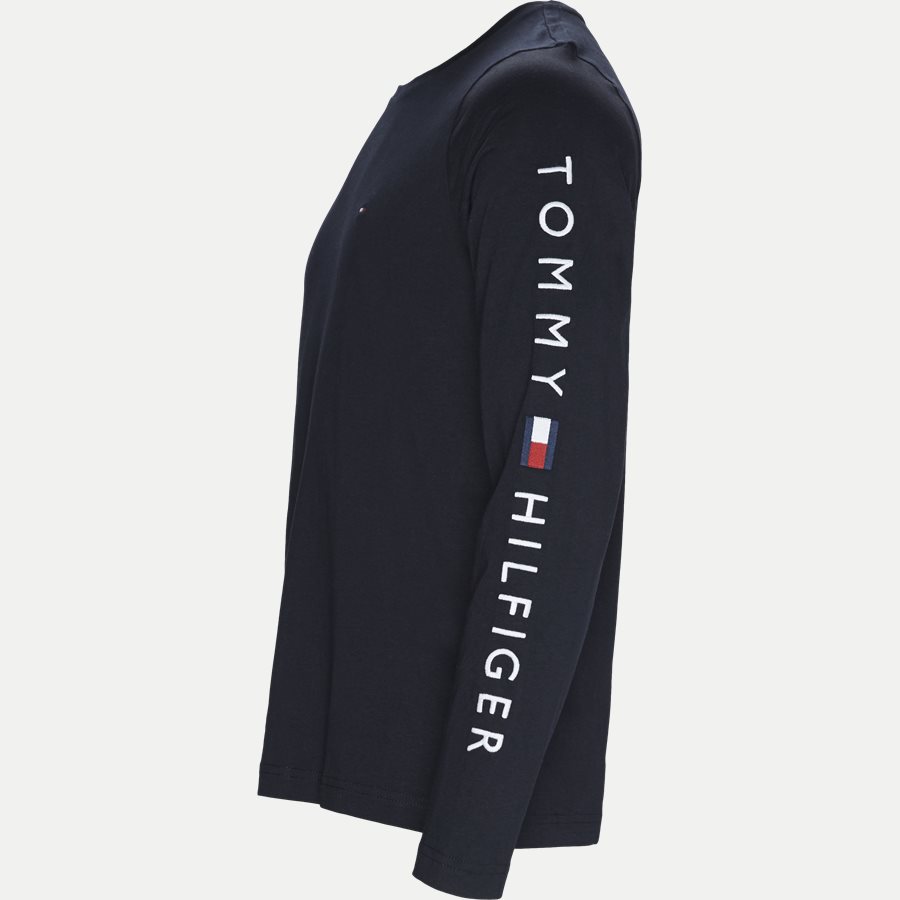 TOMMY LOGO LS TEE - Logo Long Sleeve Tee - T-shirts - Regular - NAVY - 3