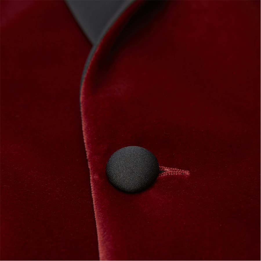 VELVET RC STAR SJ - Velvet RC Smoking Jacket - Blazer - Slim - RØD - 5